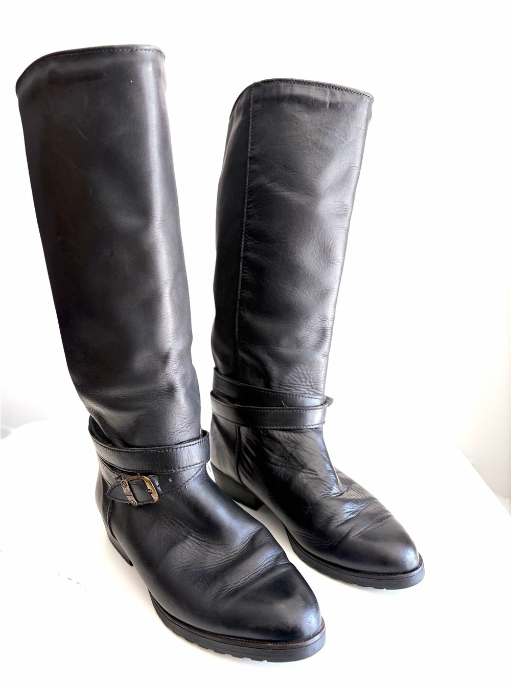 Vintage Santana Canada Leather Riding Boots Equestrian - Size 7.5